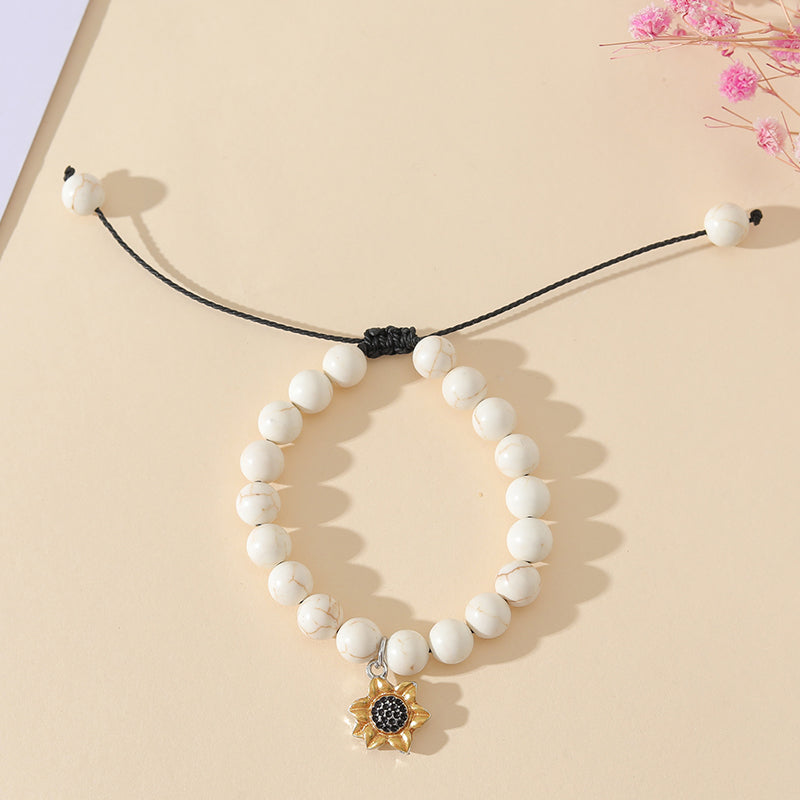 Sunflower Natural Stone Beads