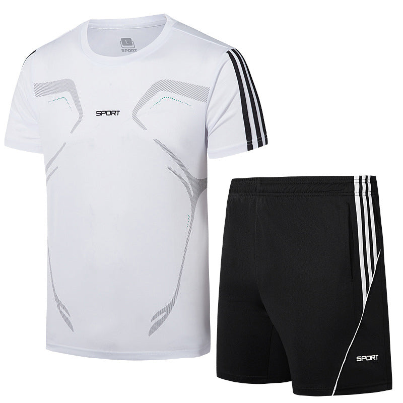 Fitness Quick Drying Climbing Sport Shirt&Shorts Set