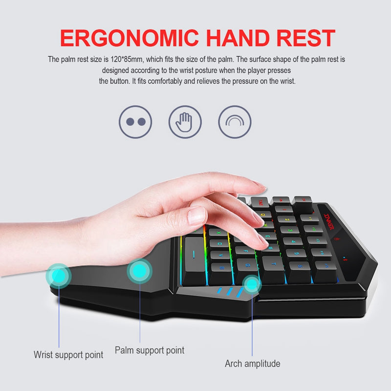 Mobile Game Bluetooth Keyboard Mouse Set