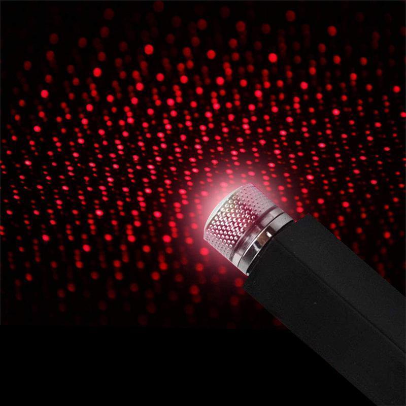 Romantic USB night light for car roof and home