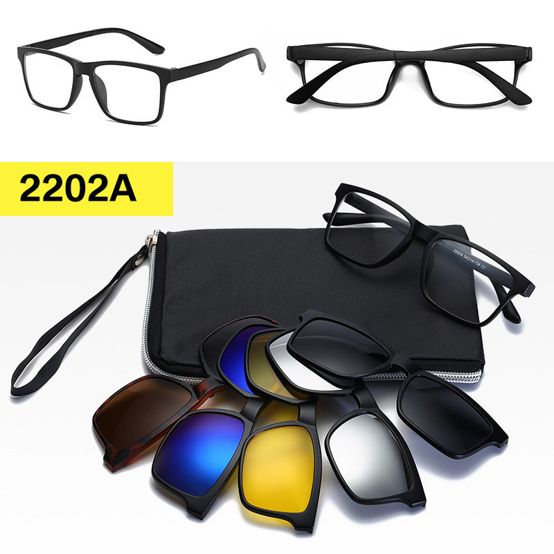 Magnetic polarizing glasses