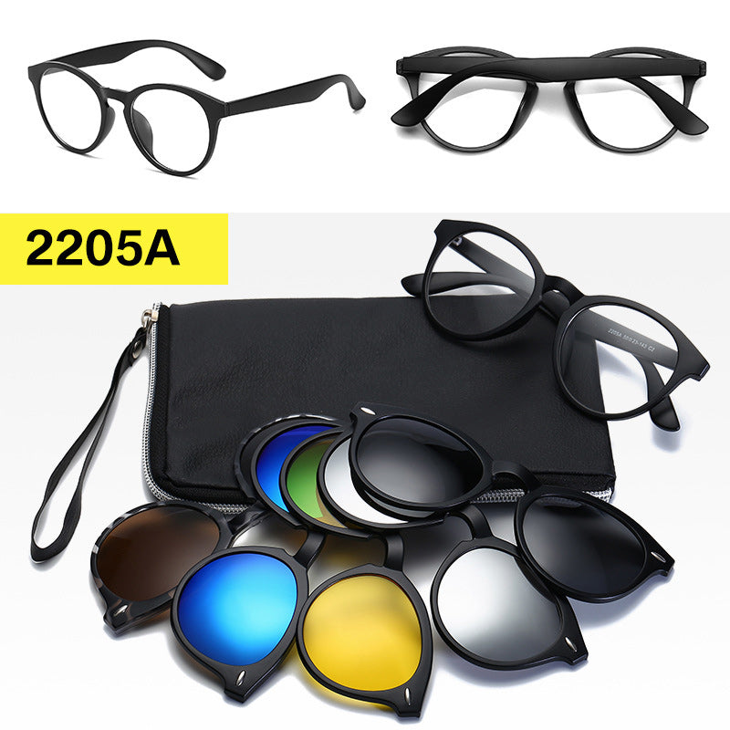 Magnetic polarizing glasses