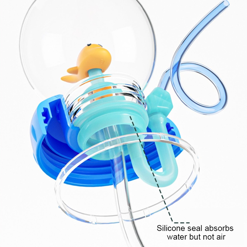 Cute Children's Whale Spray Drinking Cup