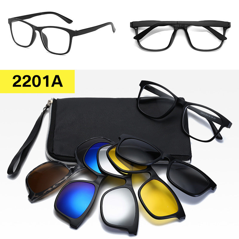 Magnetic polarizing glasses