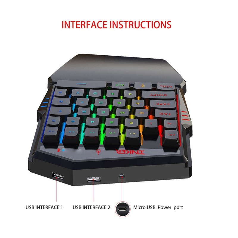 Mobile Game Bluetooth Keyboard Mouse Set