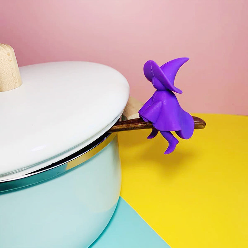 Silicone Witch Spoon Holder