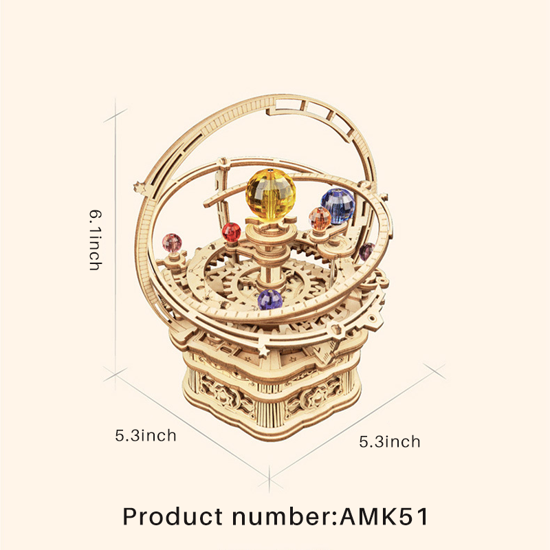 Mechanical rotating music box