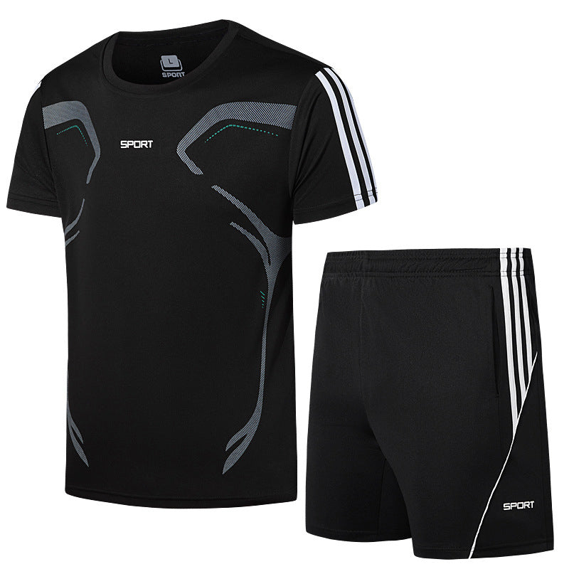 Fitness Quick Drying Climbing Sport Shirt&Shorts Set