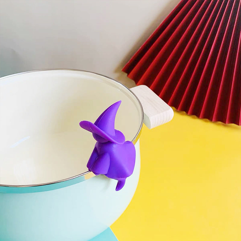 Silicone Witch Spoon Holder