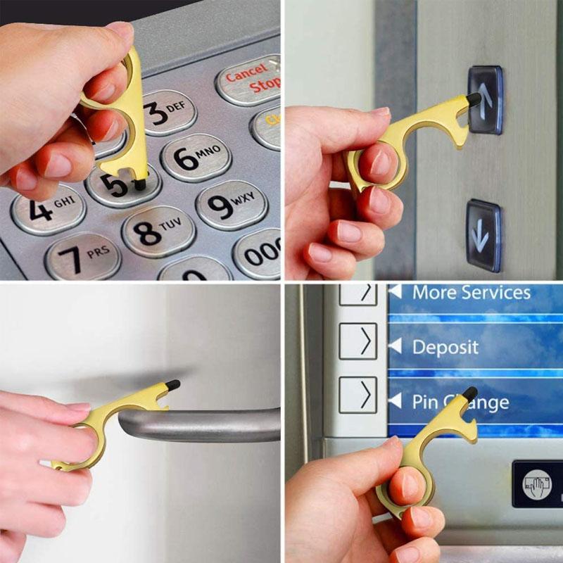 No touch Door Opener With Keychain