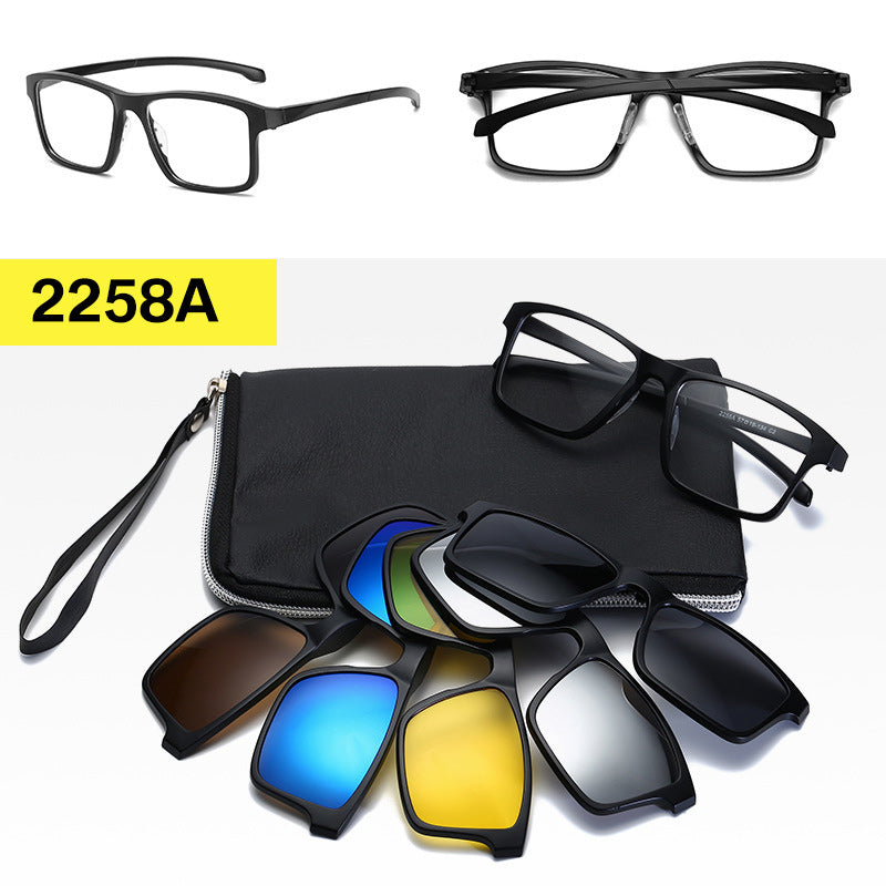 Magnetic polarizing glasses