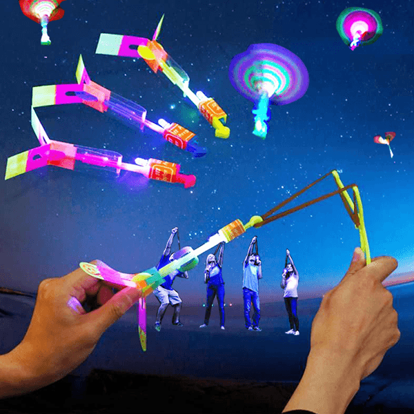 Amazing Rocket Slingshot LED Helicopters（🔥Buy 2, -10%🔥）