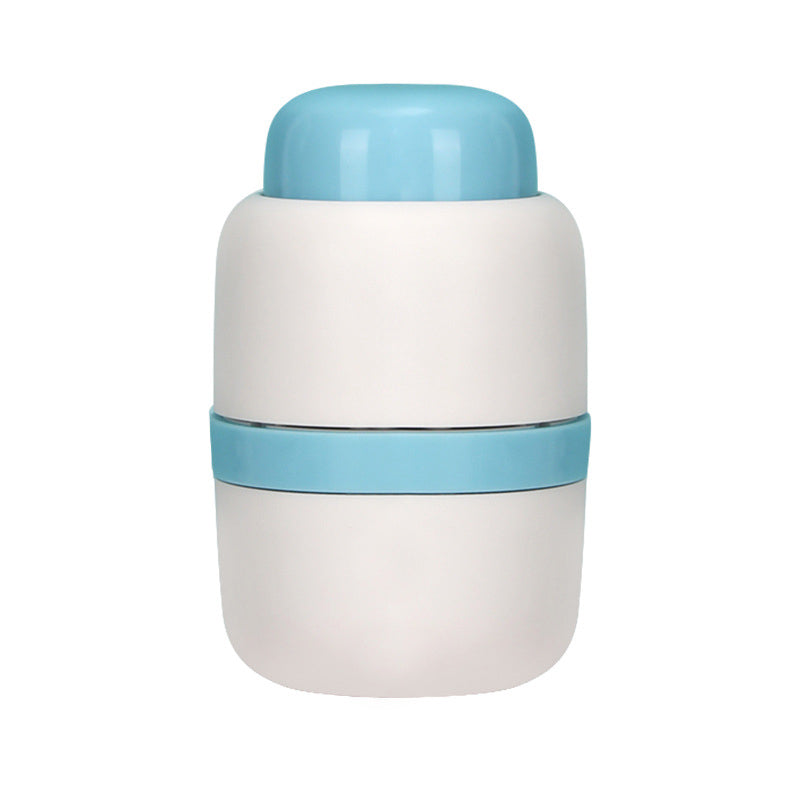 2 In 1 Portable Pill Cutter Storage Container