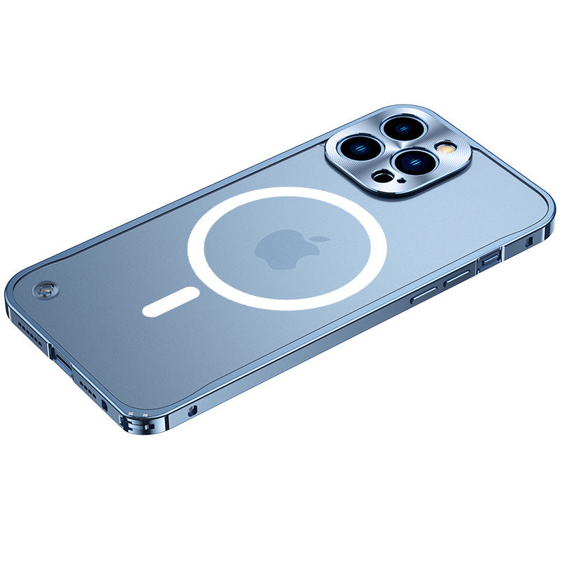 Magnetic Charging iPhone Case with Metal Frame【Free Shipping】45% off the second item